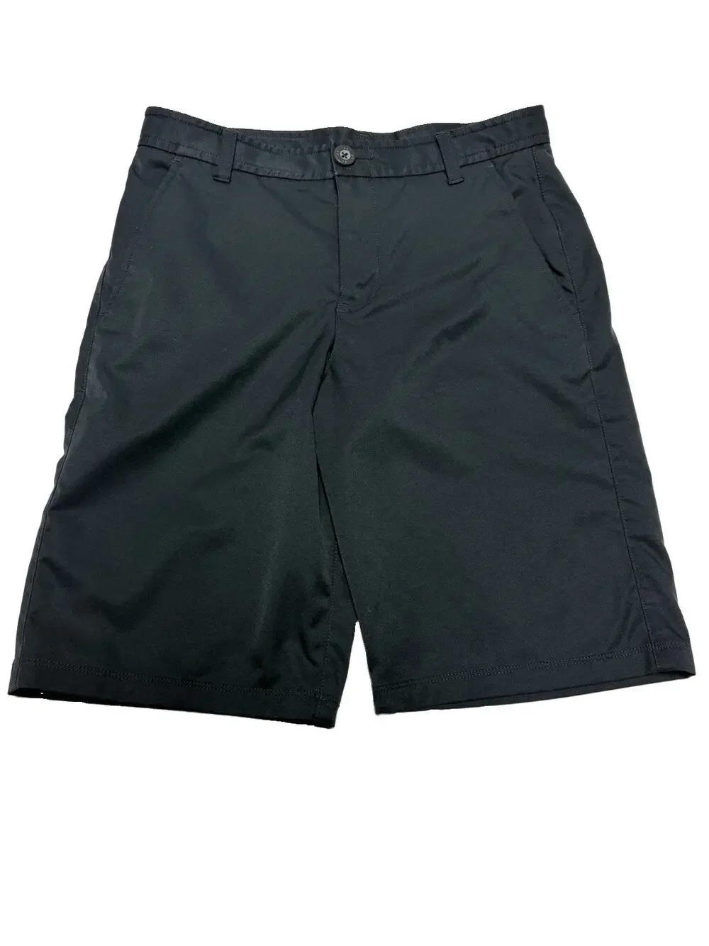 Boys UNDER ARMOUR Size 16 Large Performance Shorts Black EUC